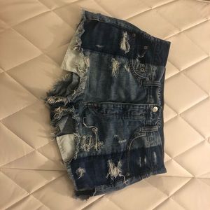 AEO Vintage Hi-Rise Festival Shorts